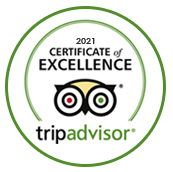 Trip Advisor Certificate of Excellence 2021